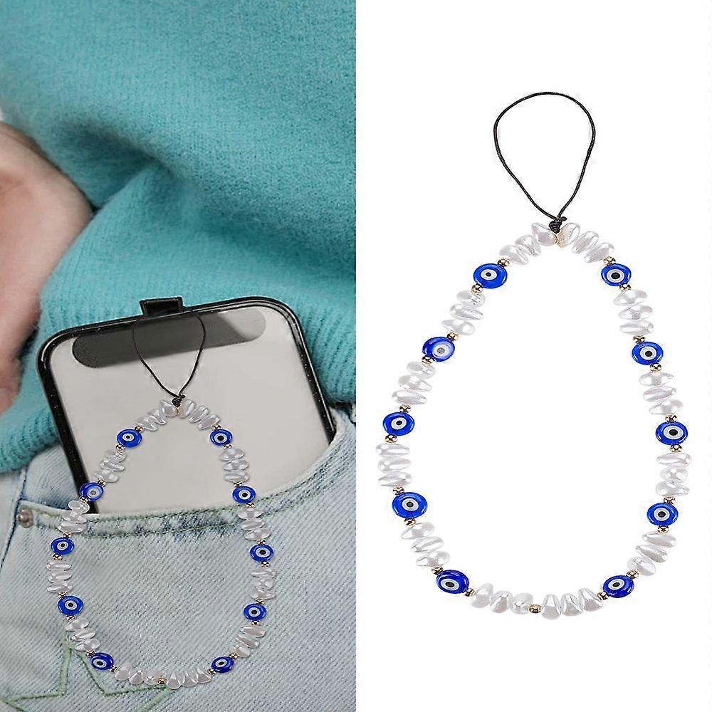 2pcs Acrylic Mobile Straps Dark Blue 210mm