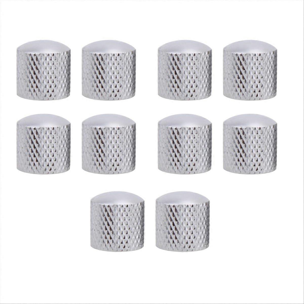 silver Metal Dome Guitar Volume Knob