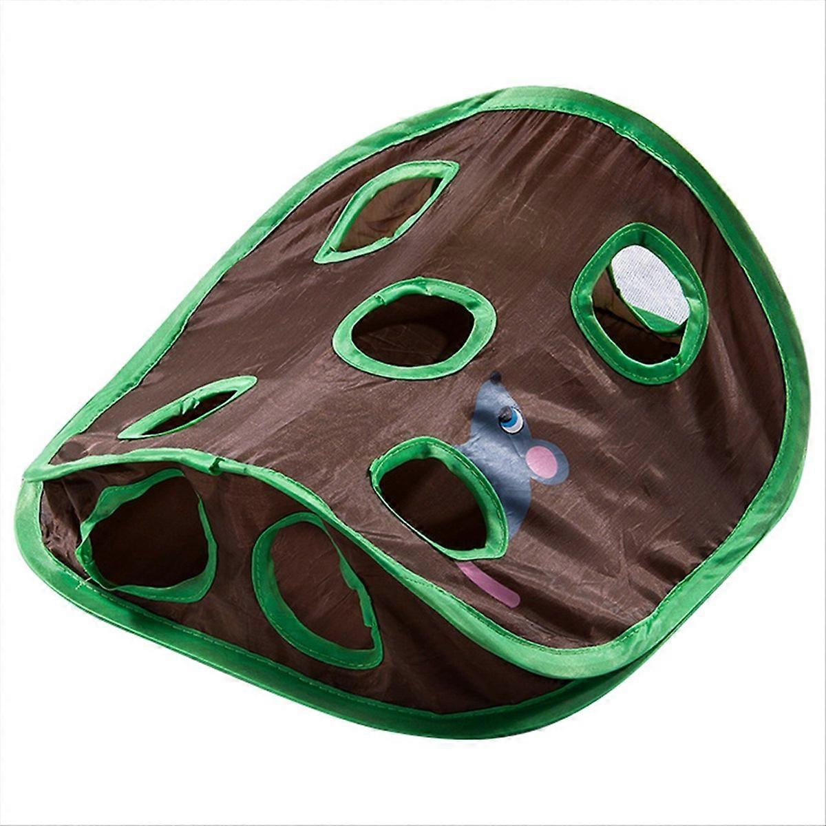 Pet Interactive Hide Game 9 Holes Tunnel Mouse Hunt Intelligence Toy