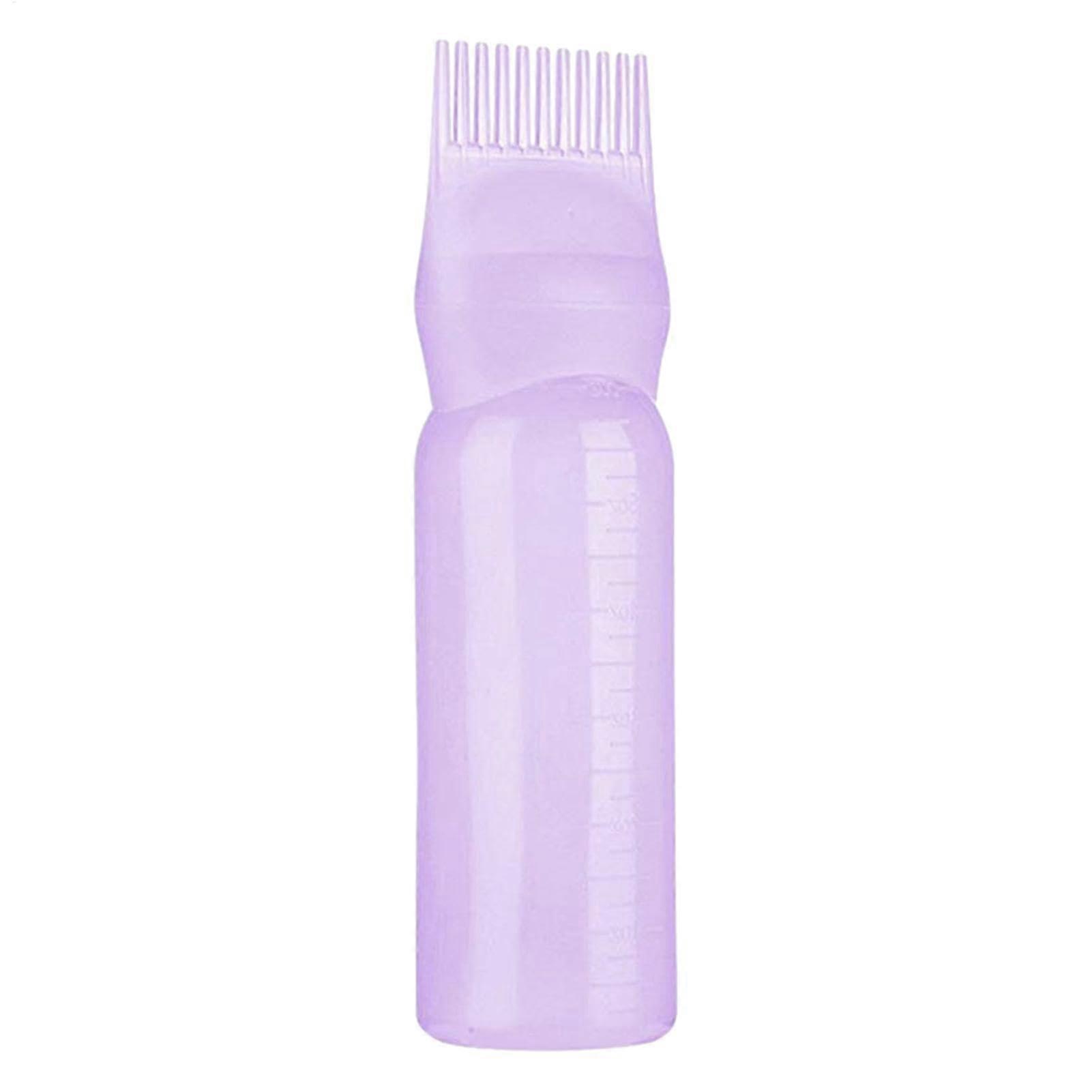 Hair Dye Applicator Bottle with Root Comb for Even Color Application and Precise Measurement
