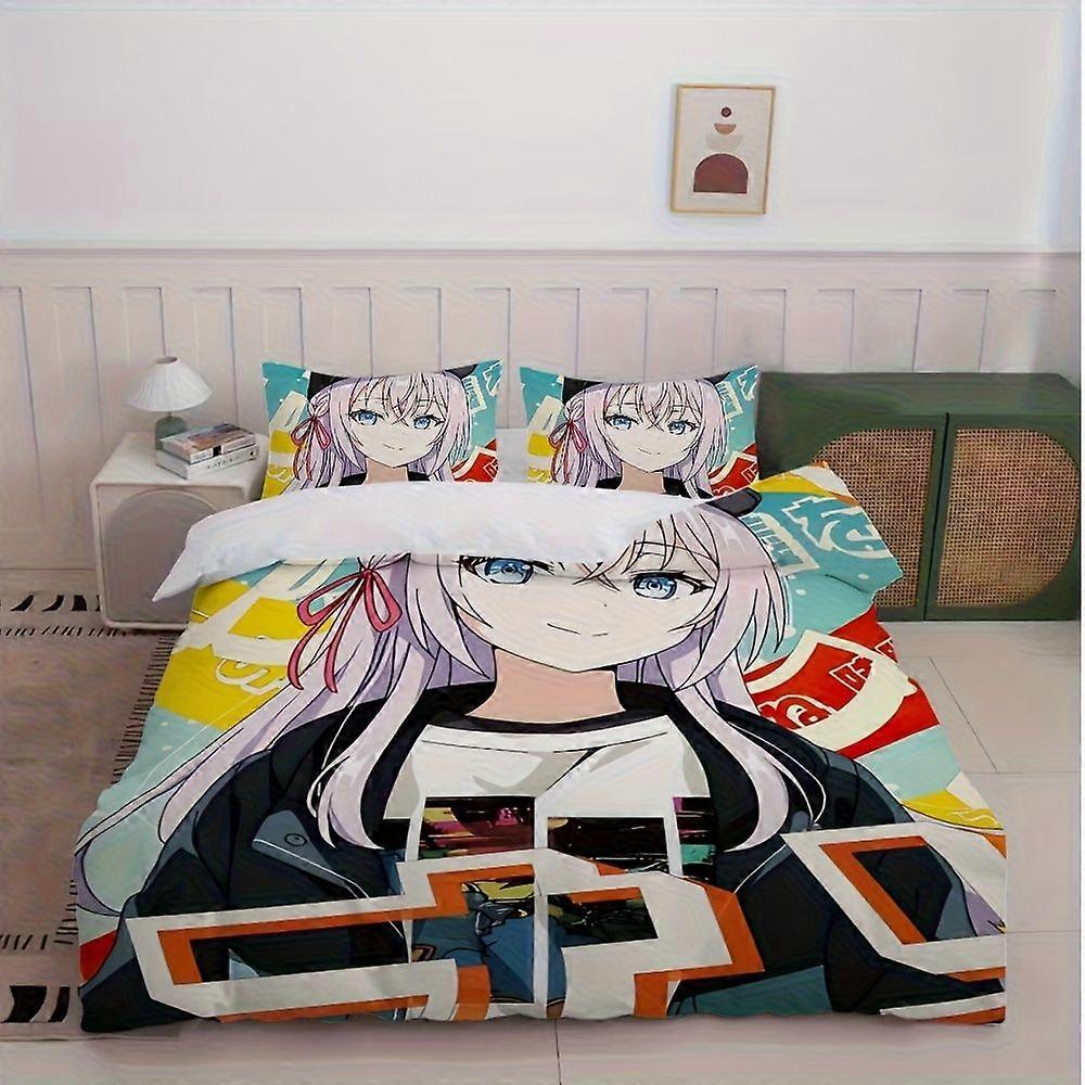 3-pack Anime Girl Printed Bedding Set