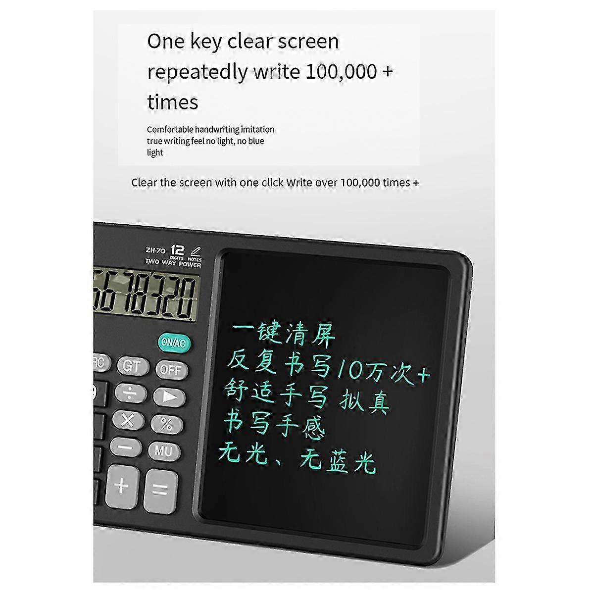 ZH70 Handwriting Tablet Desktop Financial Accounting Calculator