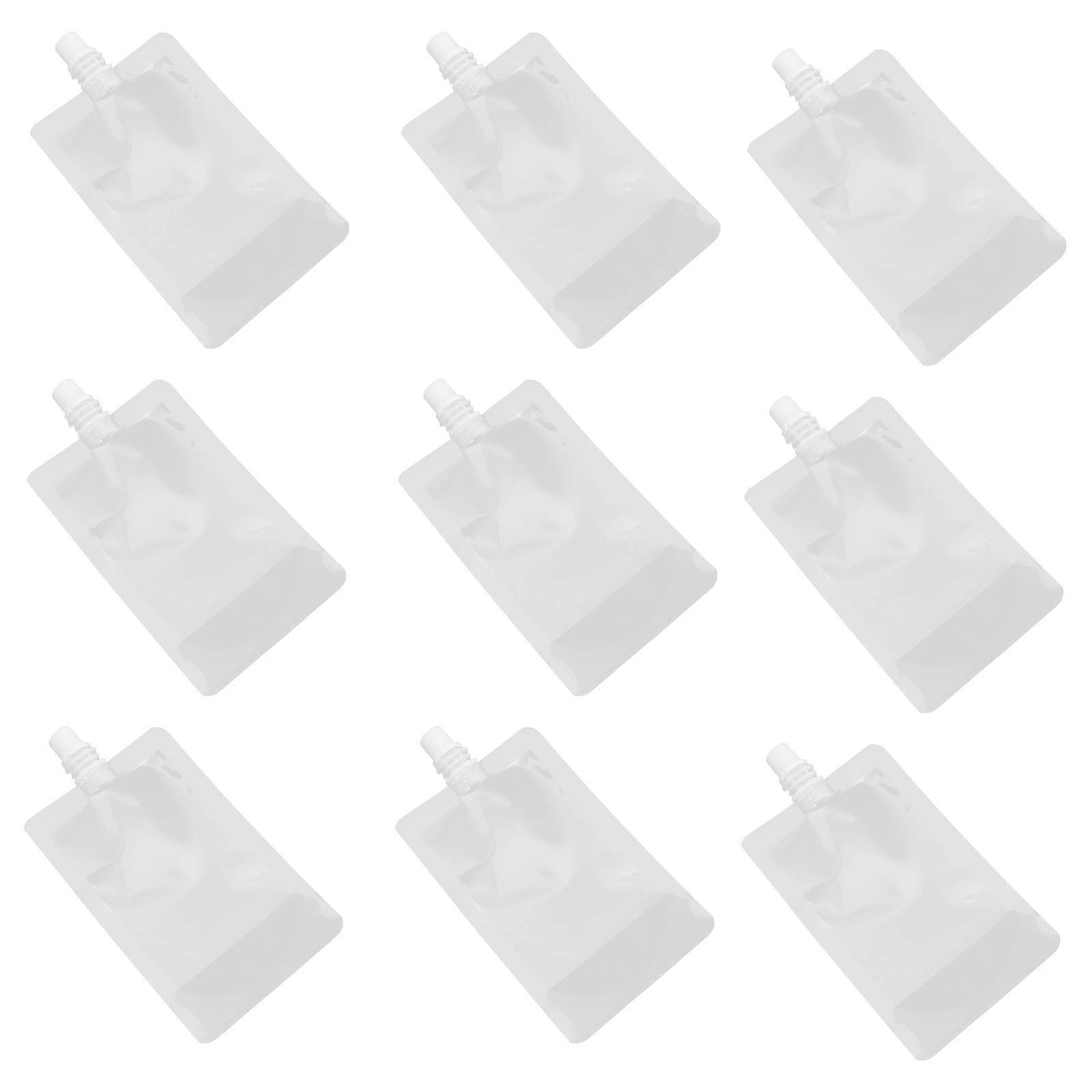 30Pcs Transparent Beverages Flasks for Storage 200Ml Reusable Drinking Bags