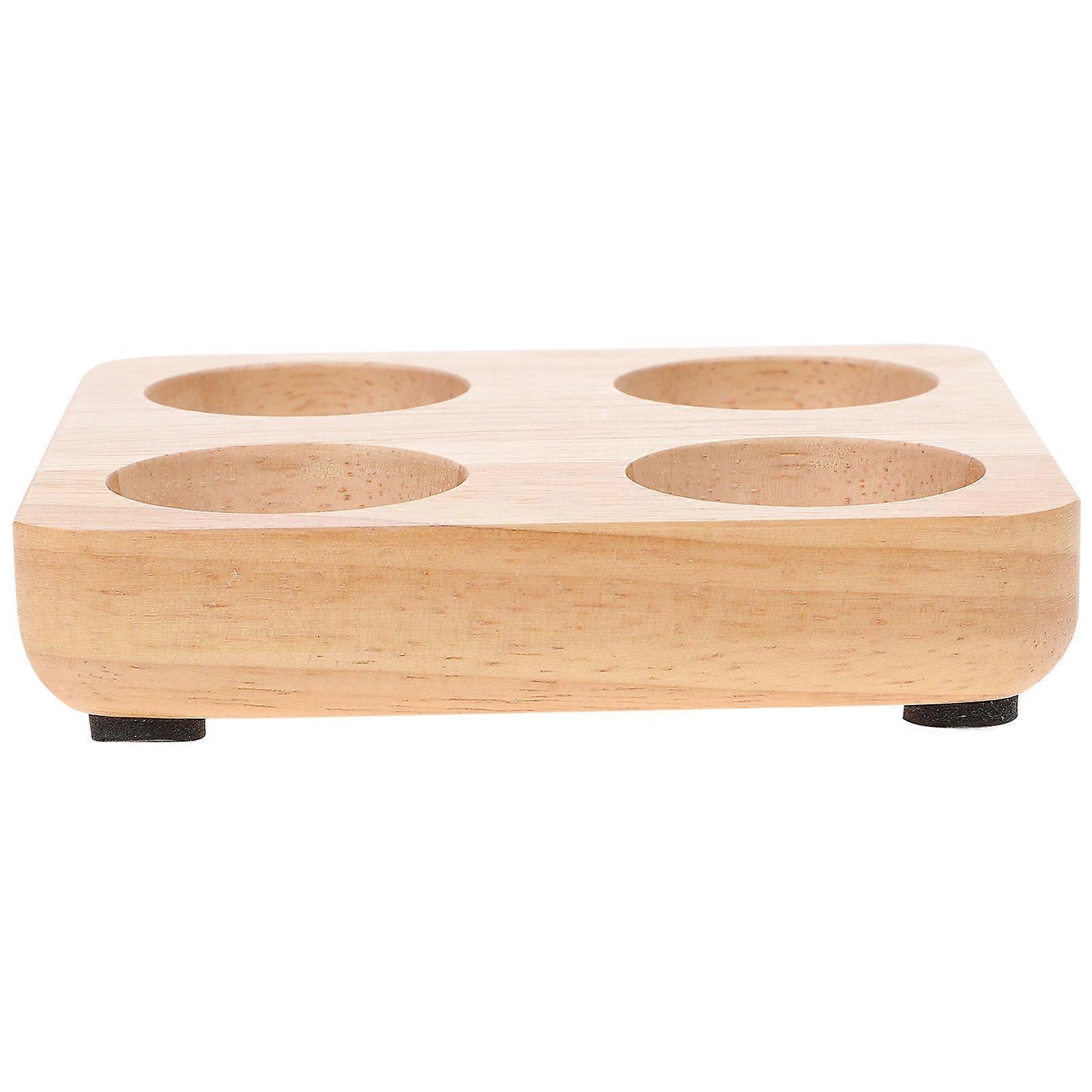 Wooden Egg Tray Egg Holding Container for Convenient Storage 5Pcs