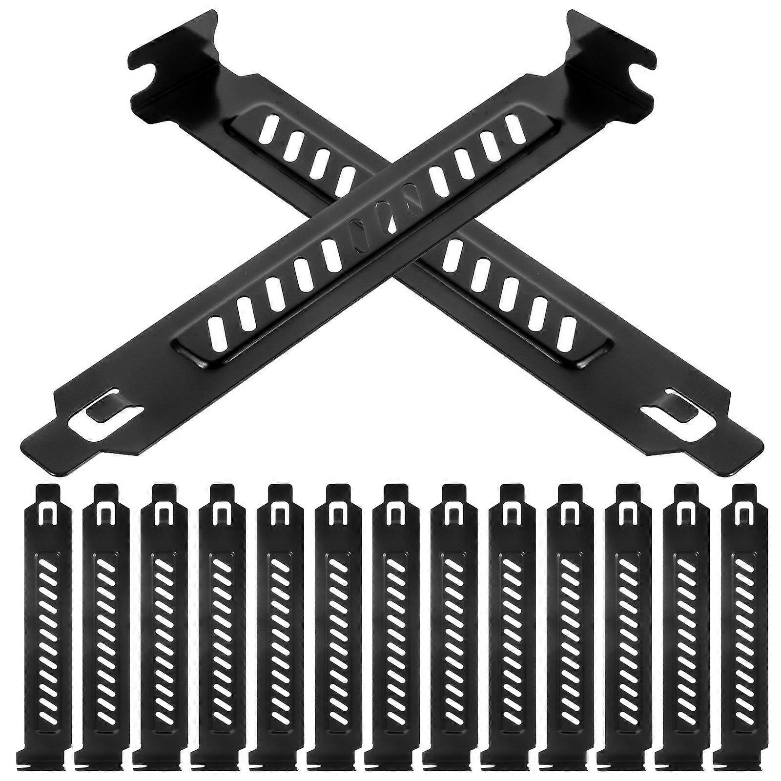 Computer Chassis Ventilation Deflector Pci Slot Cover Metal 60Pcs Pack