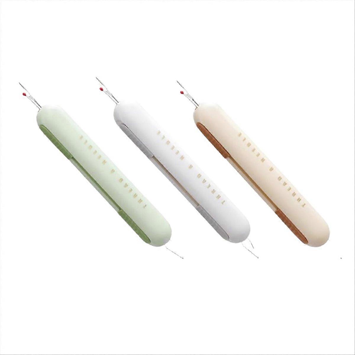 Seam Ripper, 2 in 1 Needle Threader Seam Ripper for Sewing (3 PCS)