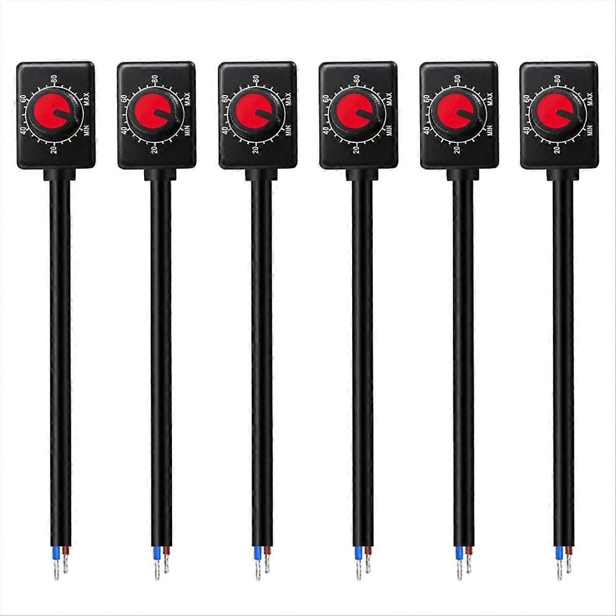 6Pack DC 0/1-10V Knob LED Dimmer with Rotary Control
