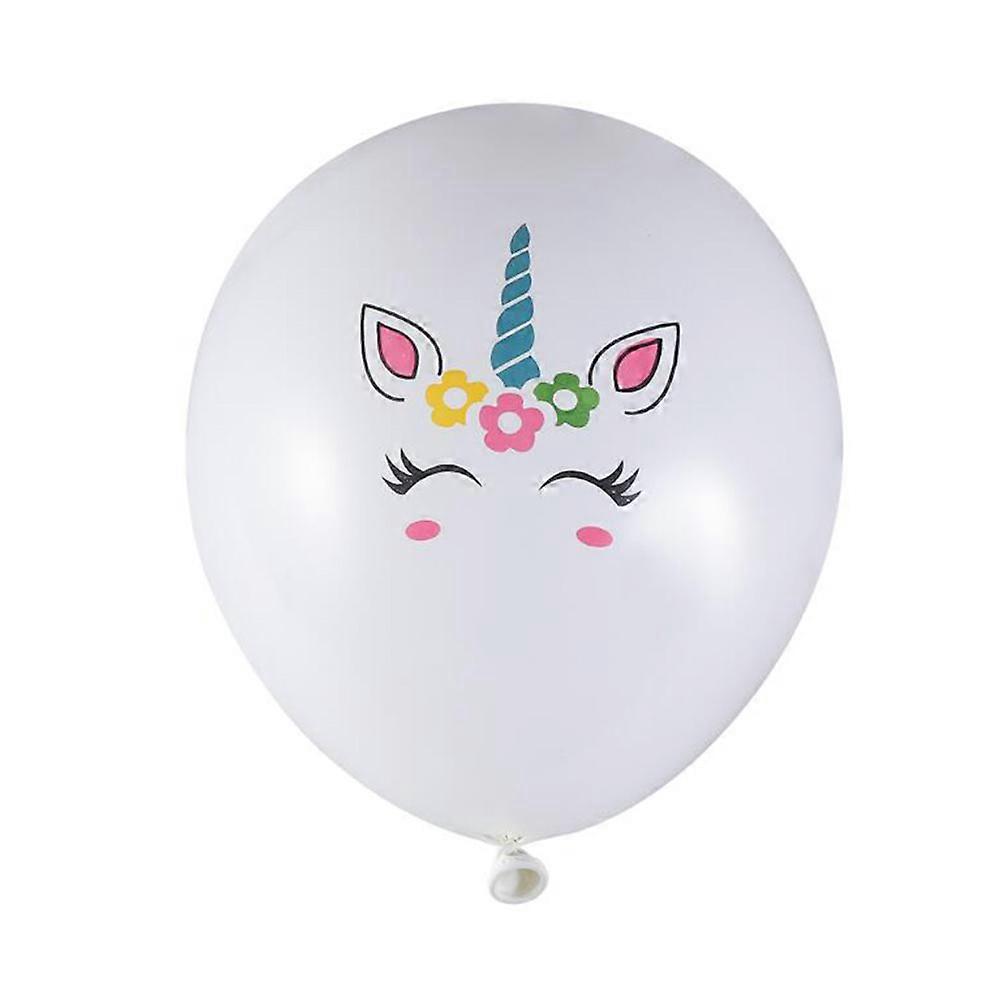 Sequins Confetti Balloon Unicorn Pattern Decoration 15Pcs Party Supplies Set