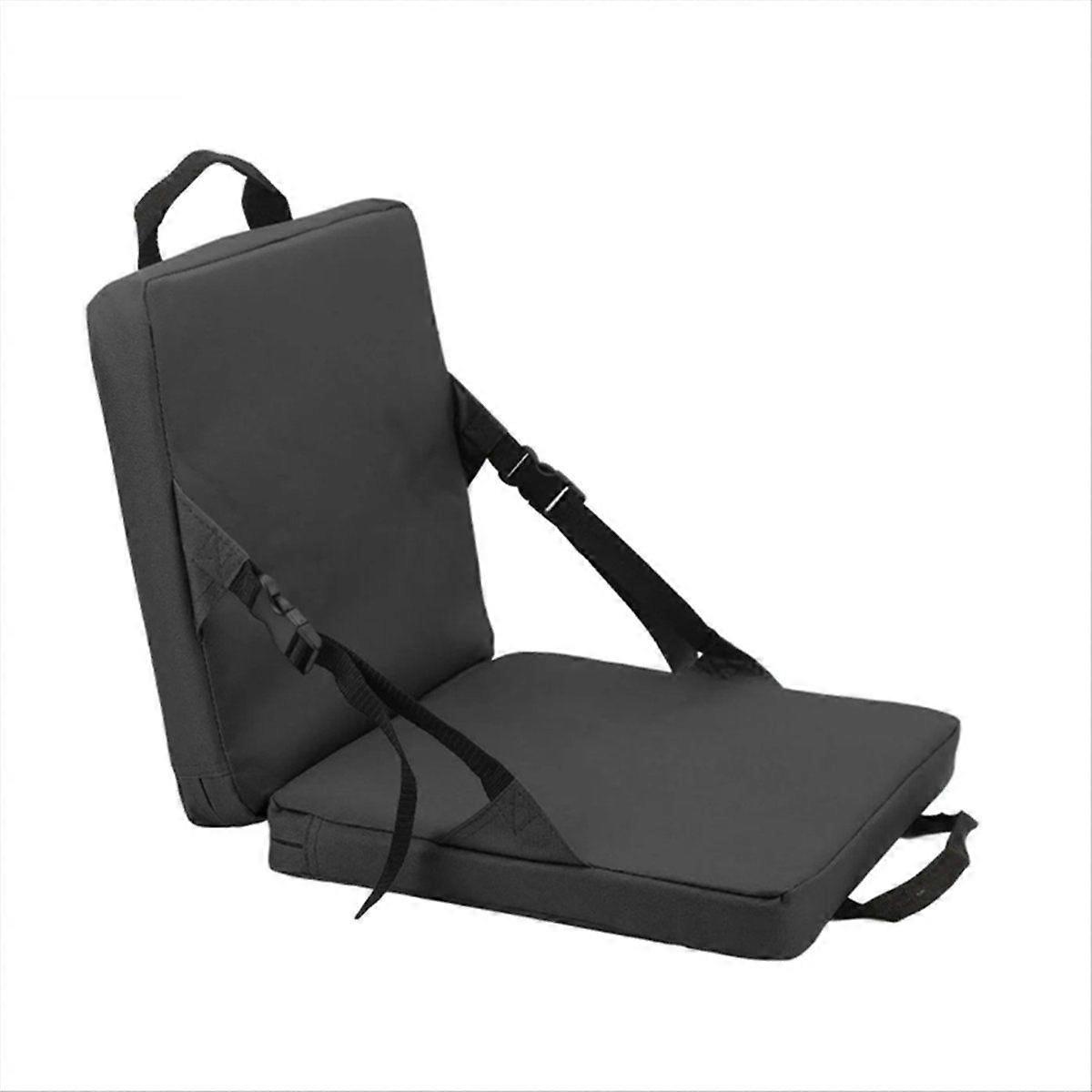 Foldable Chair with Backrest Comfortable Stadium Seat Cushion