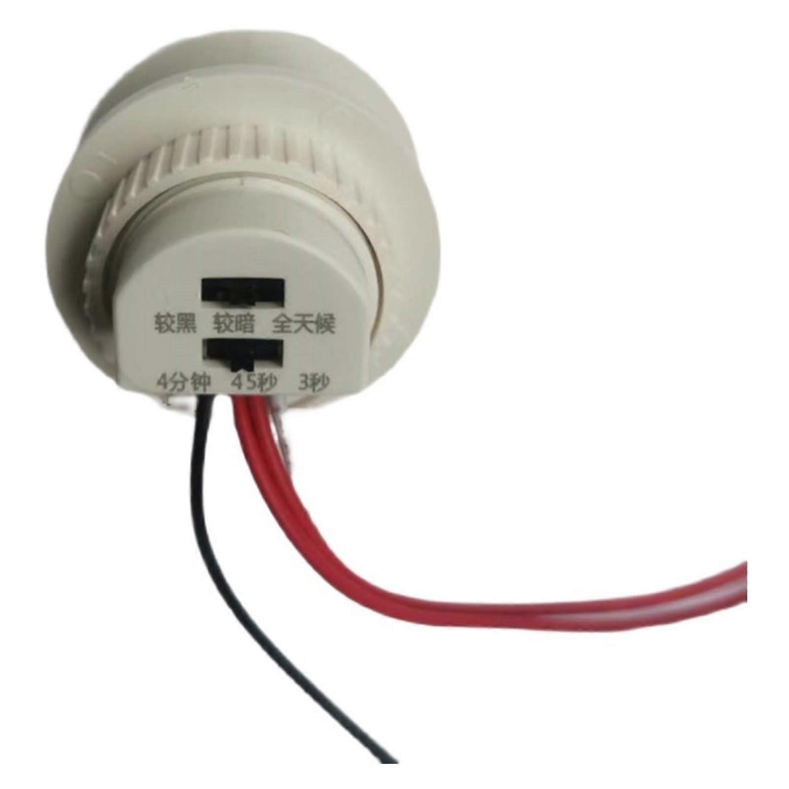 Motion Sensor Light Switch with Adjustable Time Delay, DC 3.7V36V Optical Motion Detector for Lighting