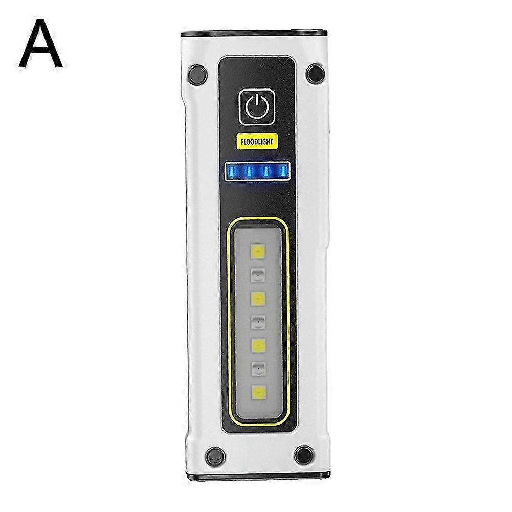 User-friendly Mini Flashlight LED Rechargeable Portable COB Work Light Powerful Lantern Durable Elegant