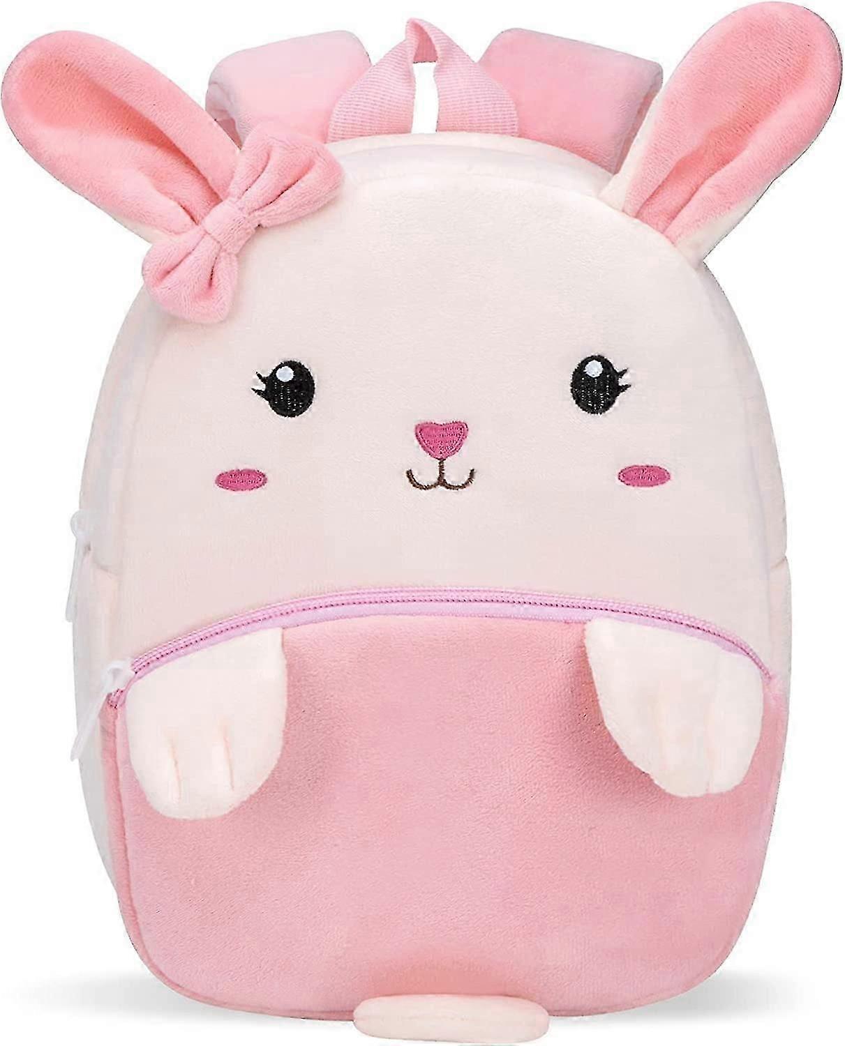 Children's Plush Bunny Cartoon Backpack