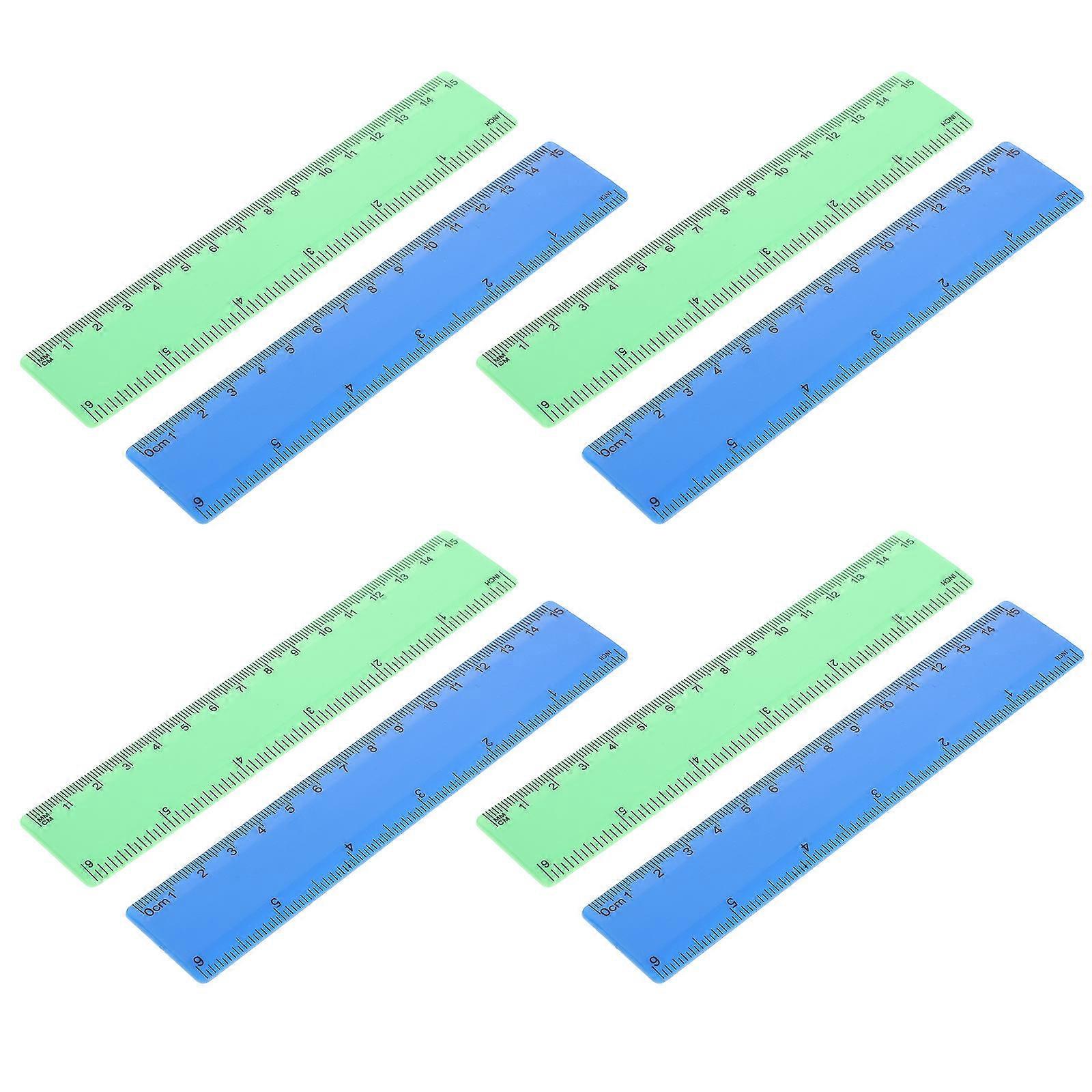 Plastic Straight Ruler School Ruler for Student Use 20Pcs Kit