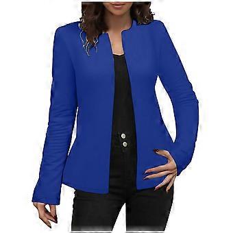 Blazers formales para mujer, informales, abiertos al frente, de otoño, modernos, chaqueta corta, cárdigan, prendas de vestir exteriores