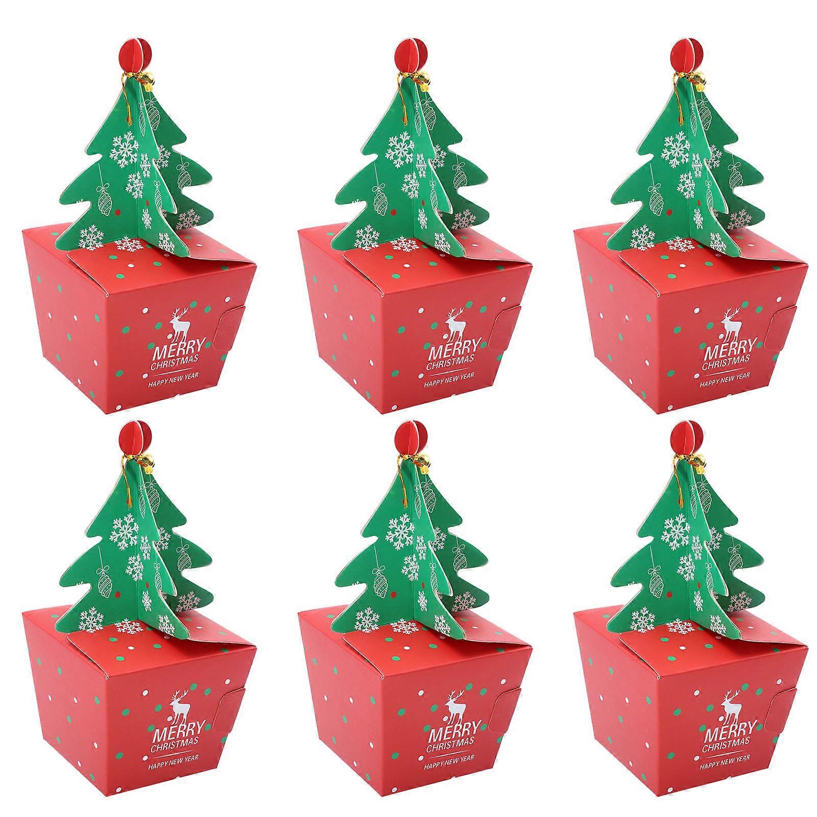 Christmas Candy Boxes Paper Gift Boxes for Storage Use 20Sets