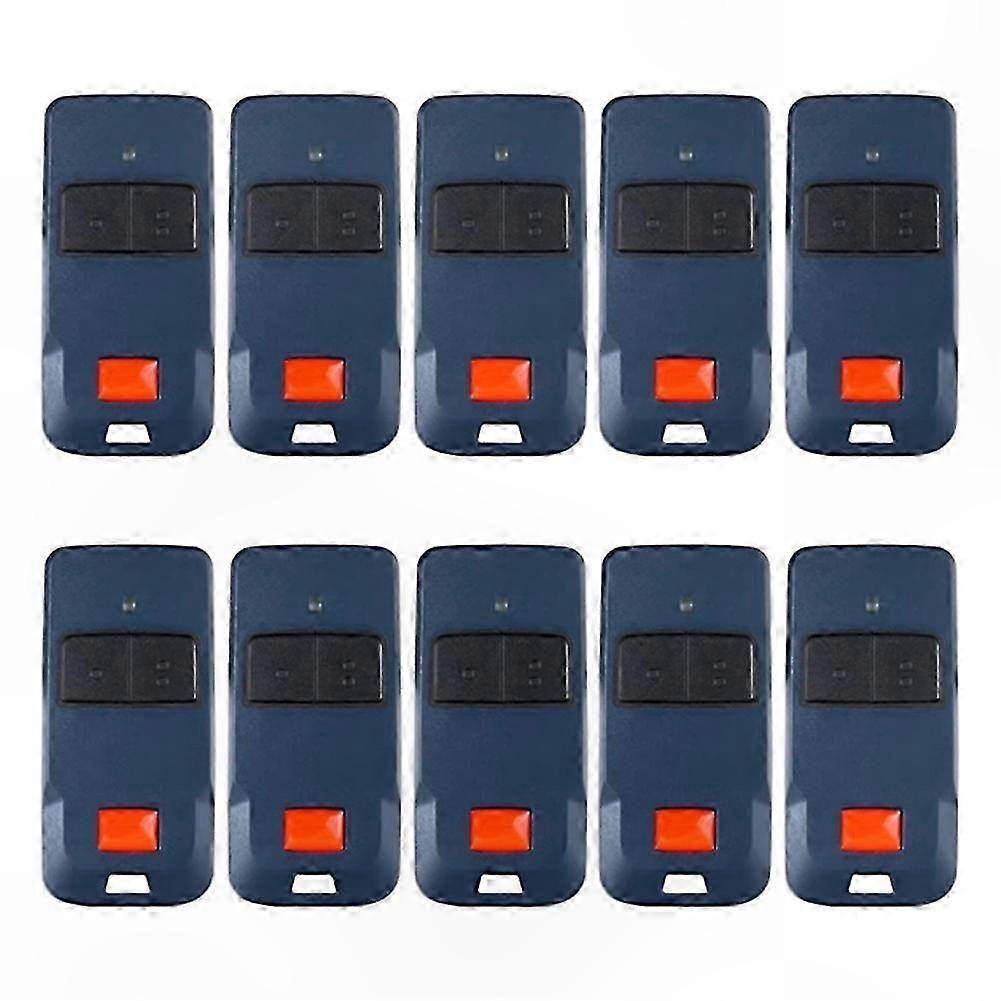 10 Pack 433.92MHz Rolling Code Garage Door Remote Control for 2-Button Handheld Transmitters-Compatible with Universal Systems