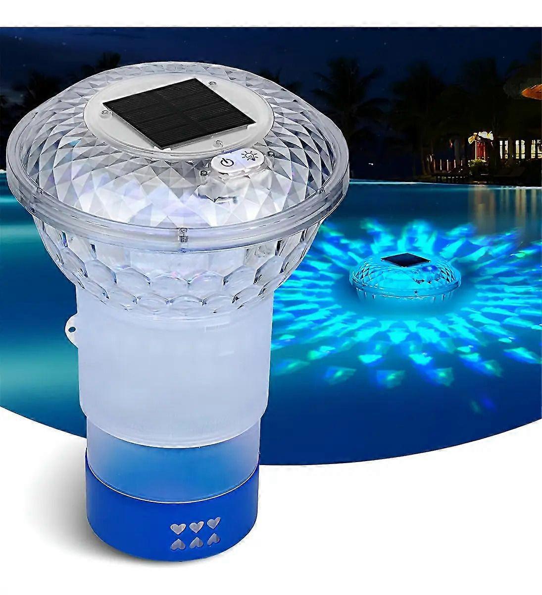 Solar Chlorine Float with Lights
