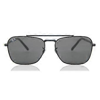 Ray-Ban RB3636 New Caravan 002/B1 Full Rim Black Unisex Aviator Sunglasses UV3 Original