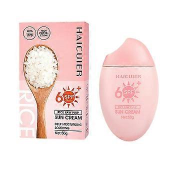Feuchtigkeitsspendende Sonnenschutzcreme LSF 50 UV-Schutz Tiefenpflege für einen ebenmäßigen Teint Pflegend und nährend