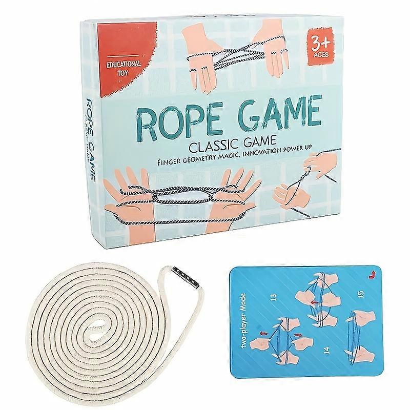 Classic Rope Game Educational Toy - Develops Finger Dexterity  Coordination