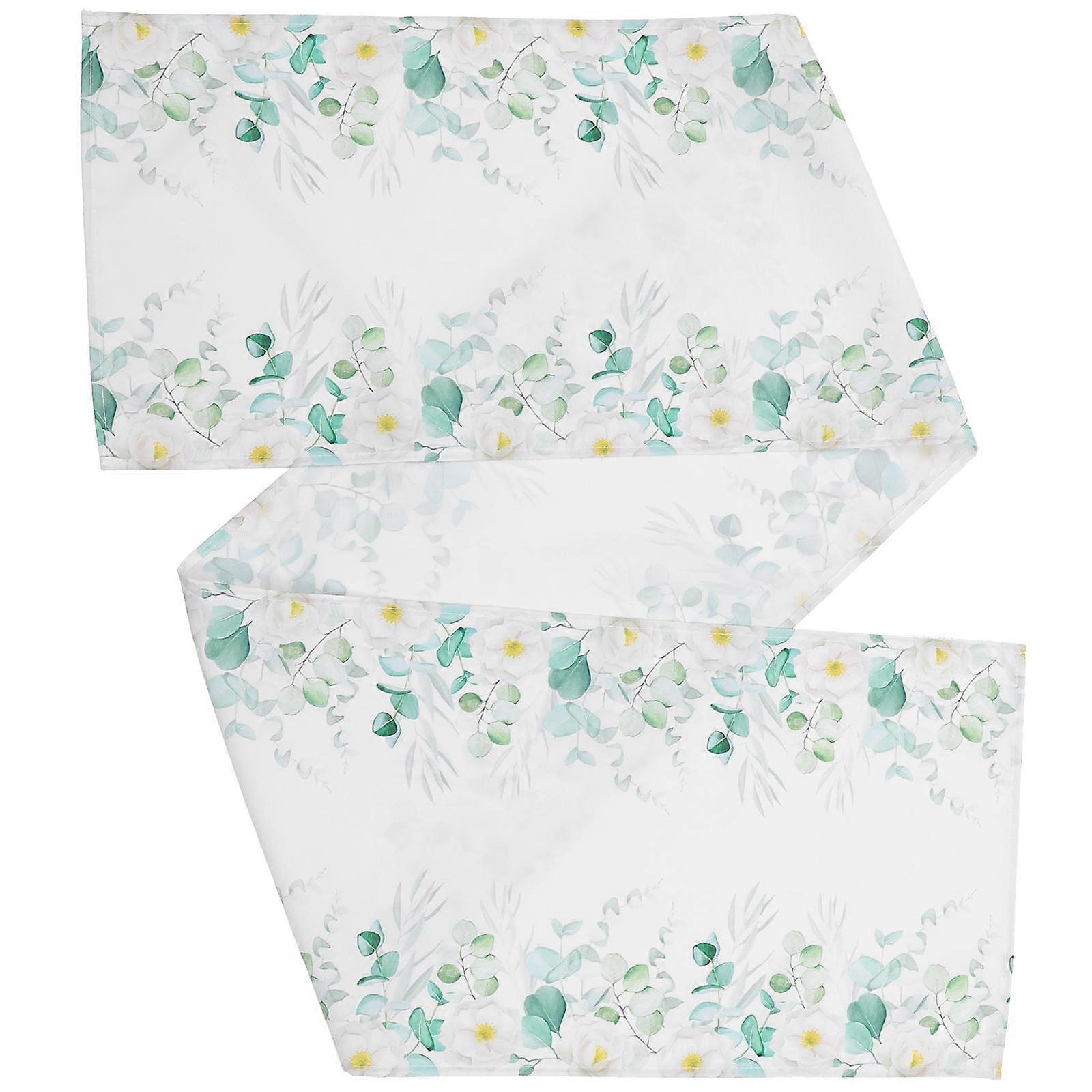Table Runner Vintage Table Cloth with Flower Pattern Decorative 3 Sheets