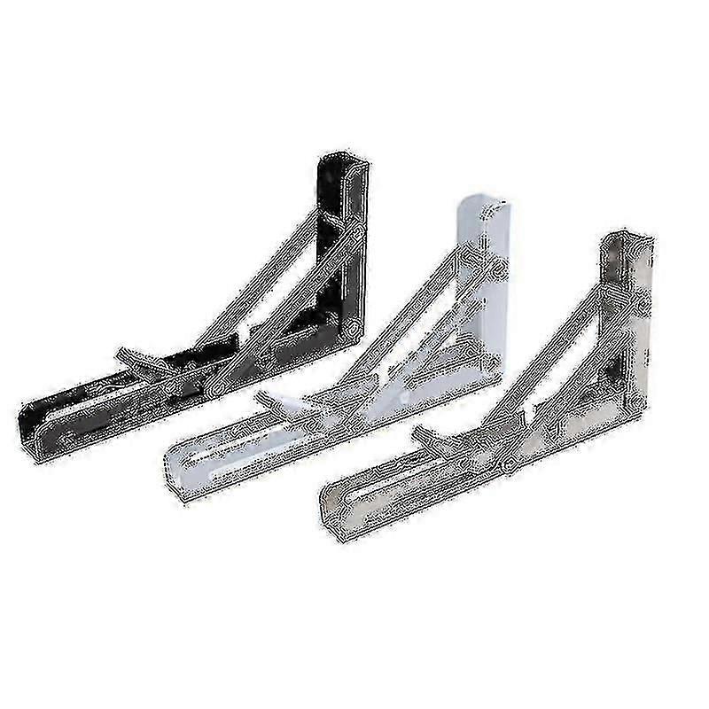 2 Pcs Folding Shelf Brackets, Diy Wall Mounted Folding Table Hinge, Save Bench Space -ys