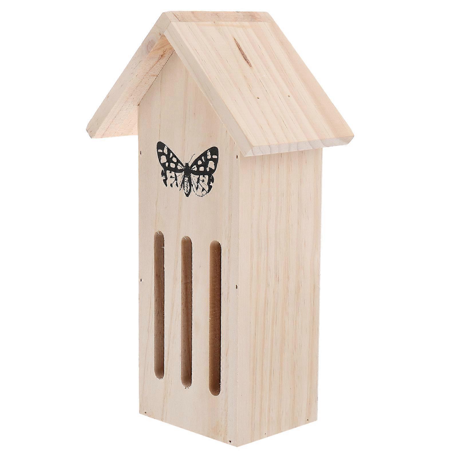 Casetta in legno da appendere per api e coccinelle.