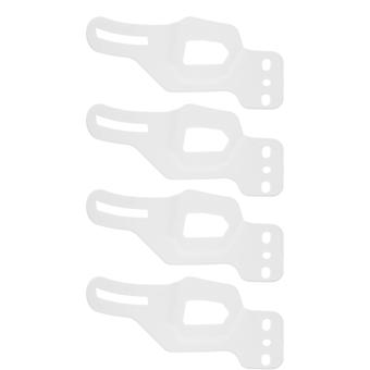 4 pezzi Cuscinetti auricolari staccabili per caschi da hockey Copri orecchie protettive leggere Accessori per pattinaggio per pattinaggio e hockey su ghiaccio