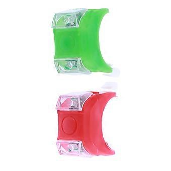 2 PCS Licht Fahrräder Nacht Fahrradlichter Rücklicht LED Taschenlampe LED Frontlicht