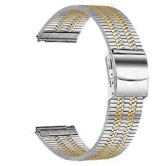 Für Samsung Galaxy Watch 46mm Edelstahl Uhrenarmband Stilvolles 22mm Ersatzarmband