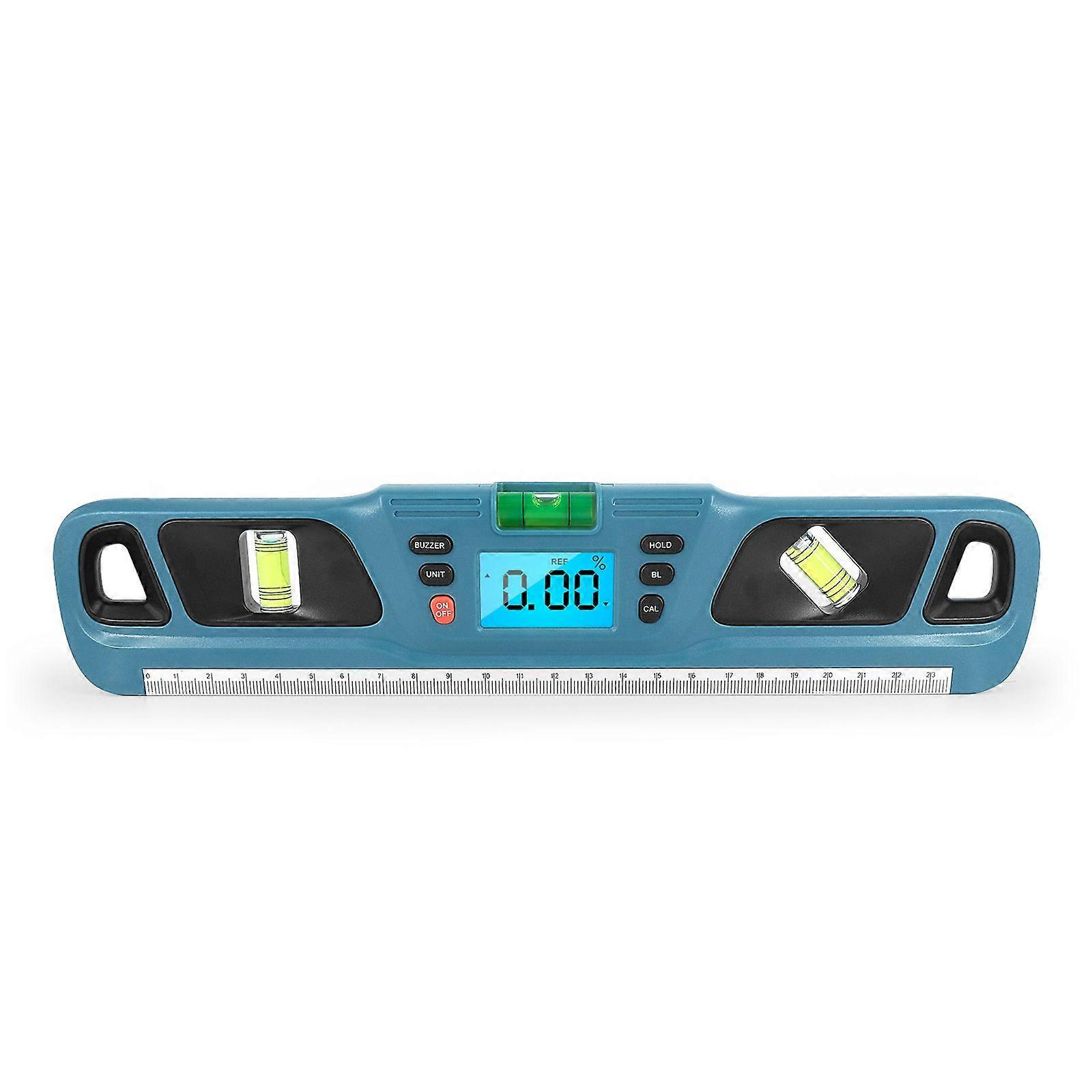 Dww-Digital Inclinometer Blue Digital Inclinometer Angle Ruler Level Multifunctional Digital Angle Ruler