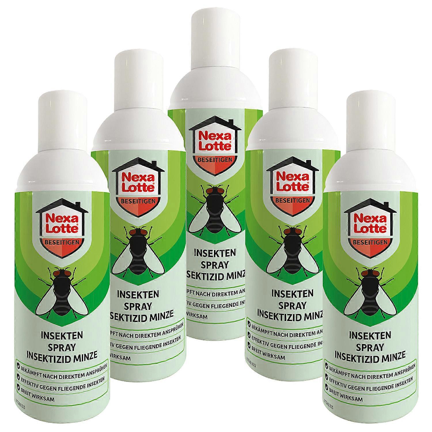 5 x NEXA LOTTE® Insect Spray Insecticide Mint, 300 ml