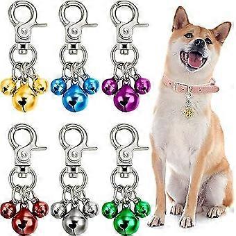 12 pcs pet bells for collars keychains dog bell collars dog bell charms dog bell pendant [XR]