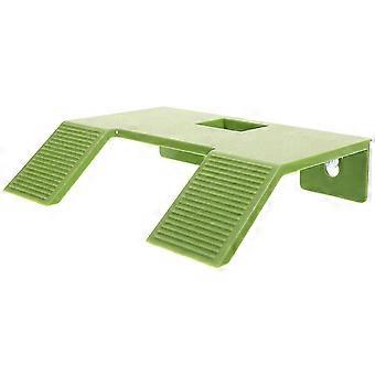 Piattaforma galleggiante in plastica per tartarughe, ideale per il montaggio di oggetti di dimensioni ridotte.