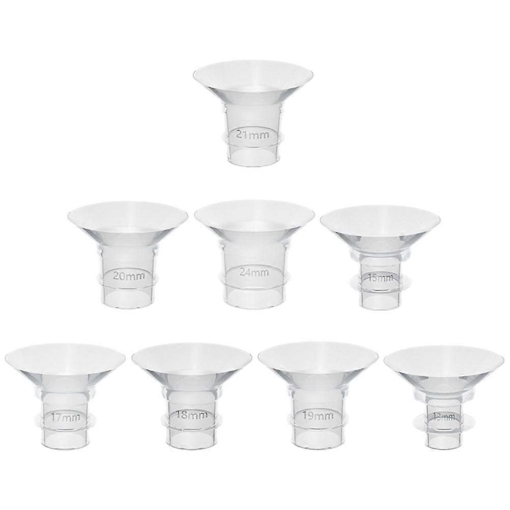 8 pcs Breast Pump Flange Inserts Silicone Flange Inserts Replacement Flange Inserts
