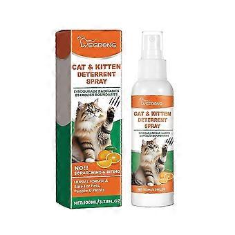 Spray dissuasif pour chat, Dissuasion naturelle sûre pour chat à l’extérieur, Spray dissuasif pour chat à l’intérieur pour le marquage d’urine des meubles, Aide à la formation efficace sans cruauté Fourmi