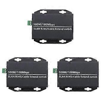 1Pcs Ethernet IP Extender Over Coax HD Network Kit for CCTV Cameras,A