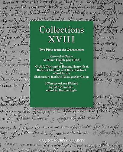 Collections XVIII Two Plays from The Decameron
