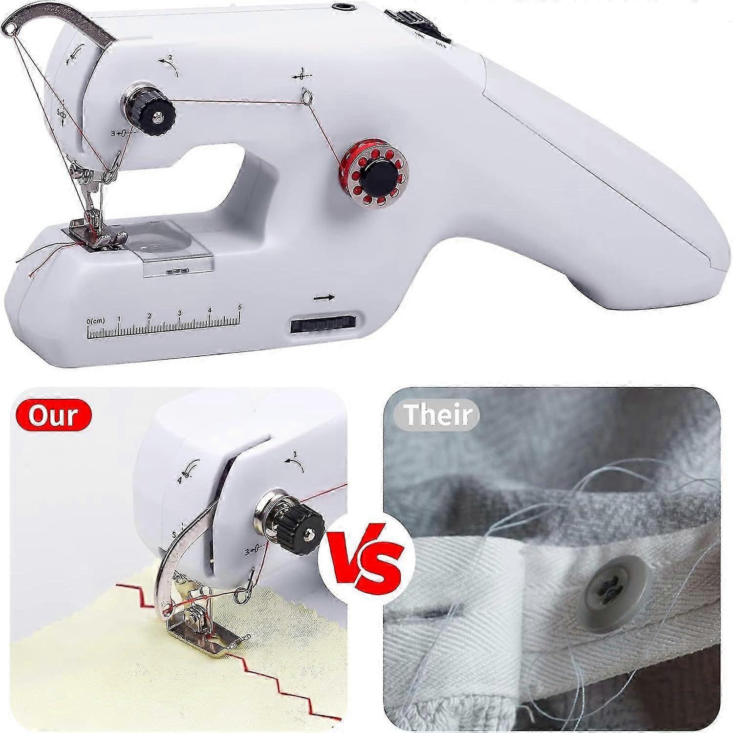Hand Sewing Machine Electric with Needle and Thread, for Beginners