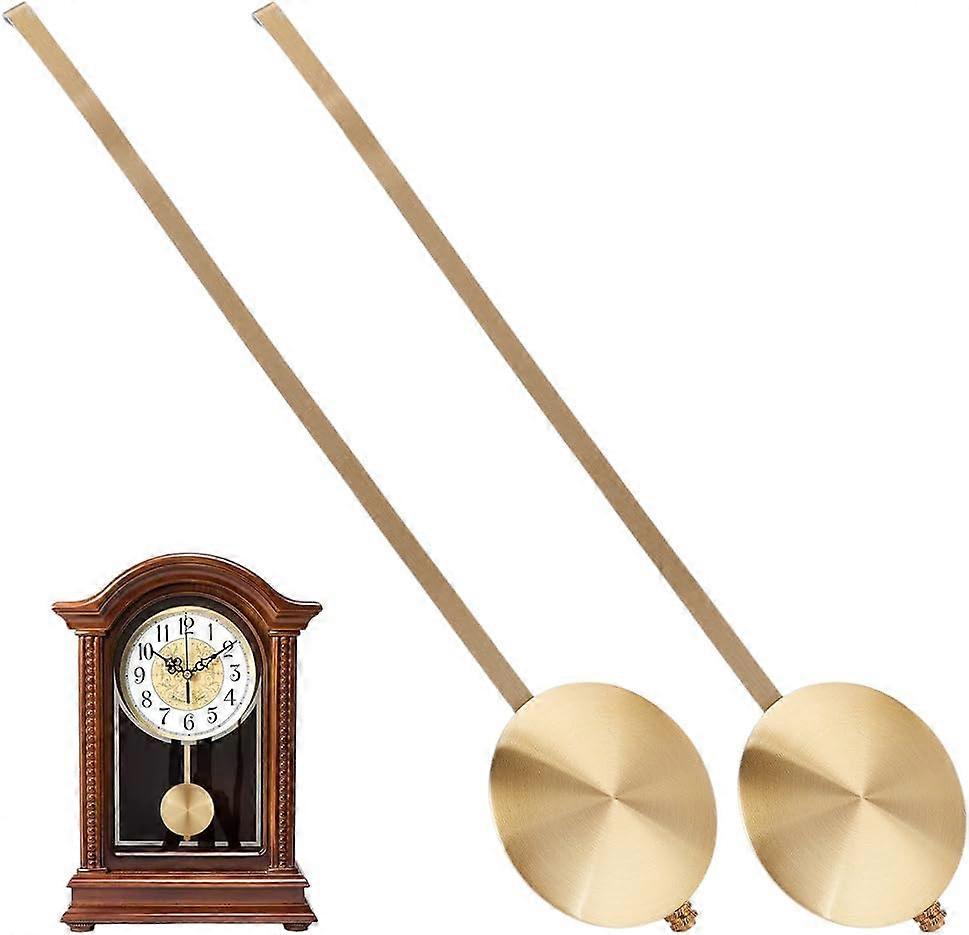 2 Pcs Mechanical Clock Pendulum Metal Pendulum Part Wall Clock Quartz Wall Clock Pendulum Replacement Pendulum Replacement