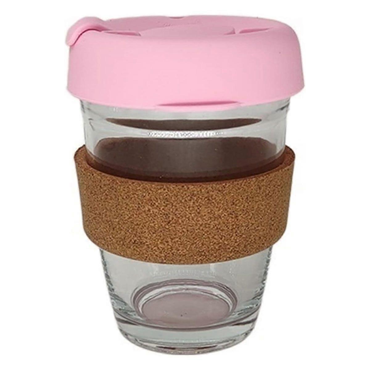 Reusable tempered glass coffee cup