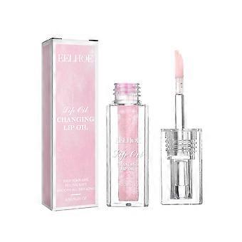 EELHOE Color Changing Lip Oil reduziert und glättet feine Linien auf den Lippen, spendet Feuchtigkeit und beugt trockenen Rissen und farbverändernder Lippenpflege vor