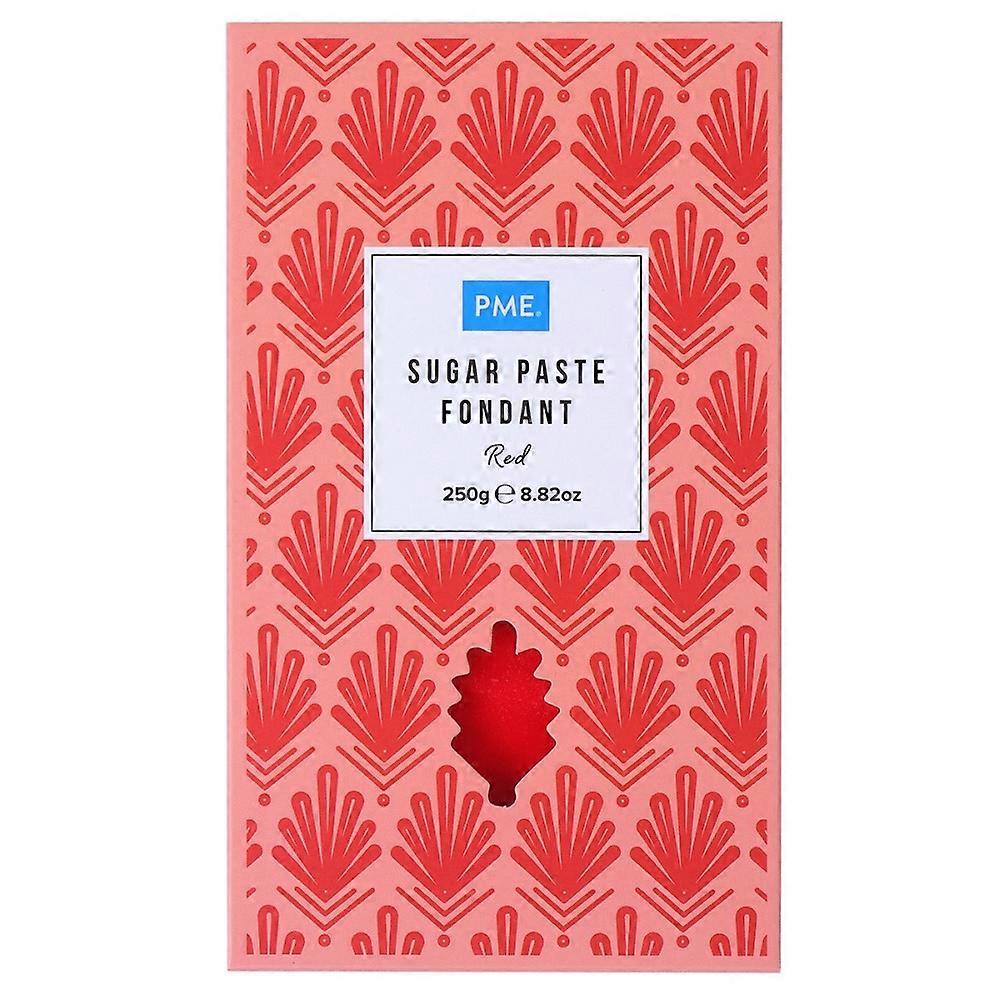 Sugar Paste: 250g PME Sugar Paste, Red