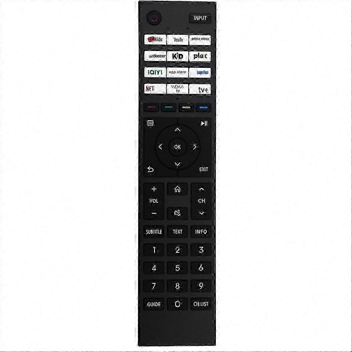 Smart TV Universal Remote, Replacement for Model CT-95049, Black