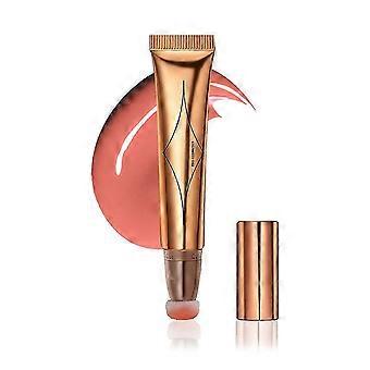 Bacchetta di bellezza contorno liquido, evidenziatore bronzer stick con applicatore cuscino finitura opaca naturale a lunga durata e liscia, trucco illuminatore viso stic