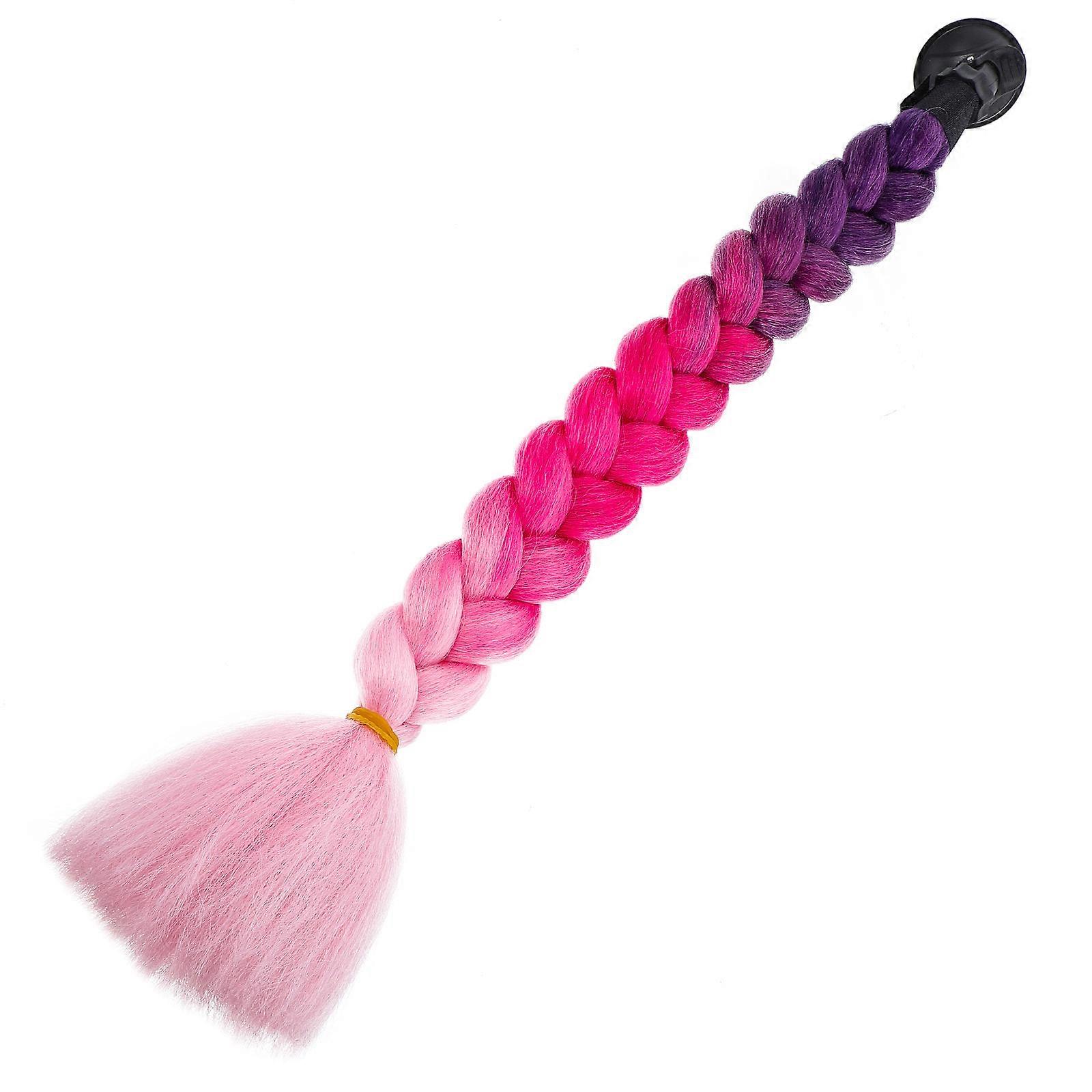 Wig Braid Ponytail Accessory for Motorcycle 2Pcs
