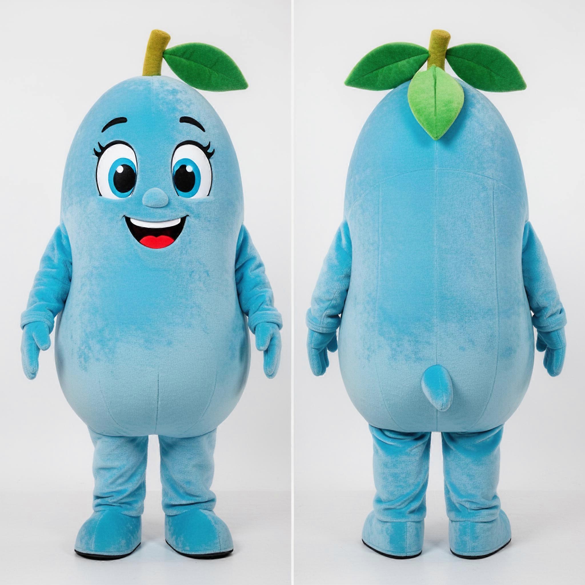 MASTICOT Sky Blue Rounded Mango Mascot
