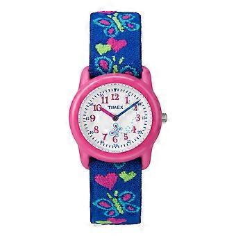 Montre enfant Timex Time Machines 29 mm Papillons Cœurs Bleu T89001