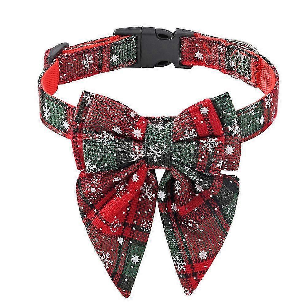 Adjustable Festive Cotton Dog Collar
