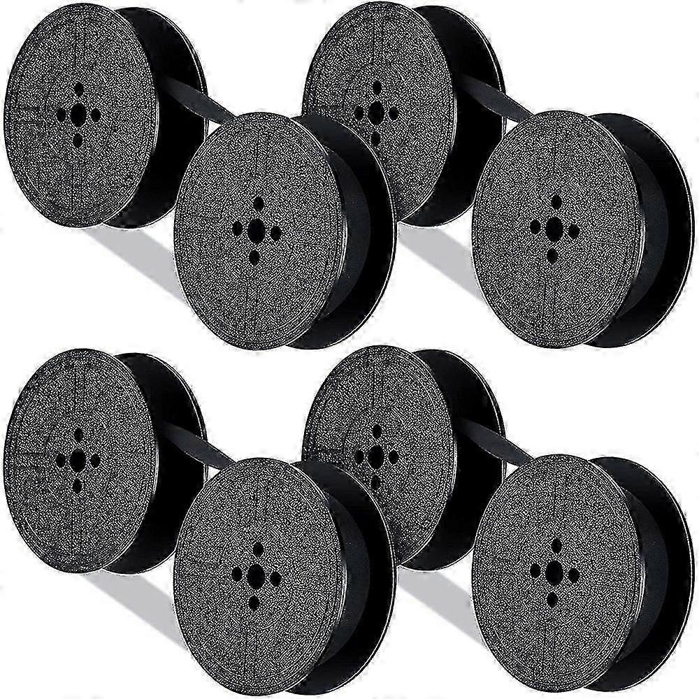 Typewriter Replacement Part 4 Pack, Black Ink Ribbon Spools Compatible with Typewriter